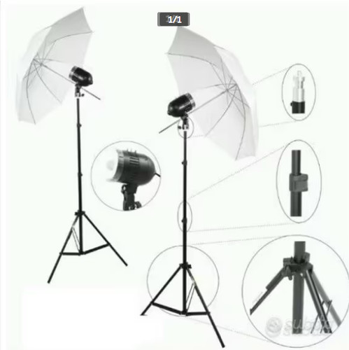 Foto video kit luci studio - studio, 2x