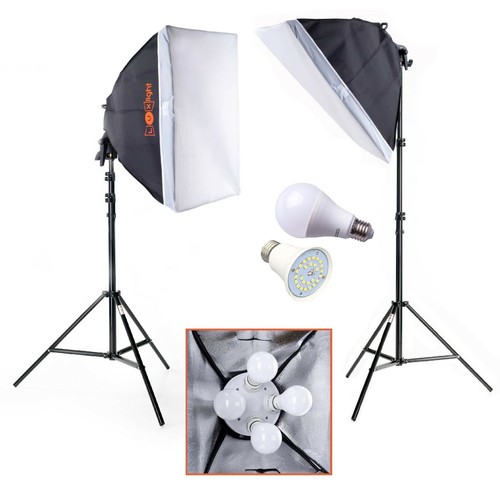 Kit illuminazione softbox led - kit,