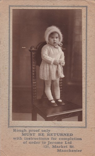 Vintage studio portrait - vintage, of