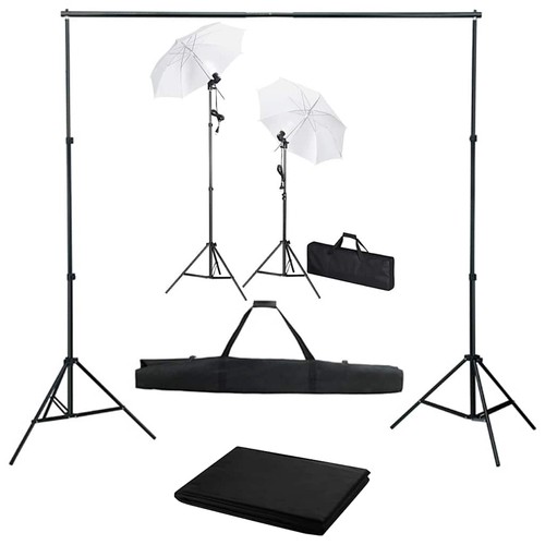 Kit studio foto con fondale - foto,
